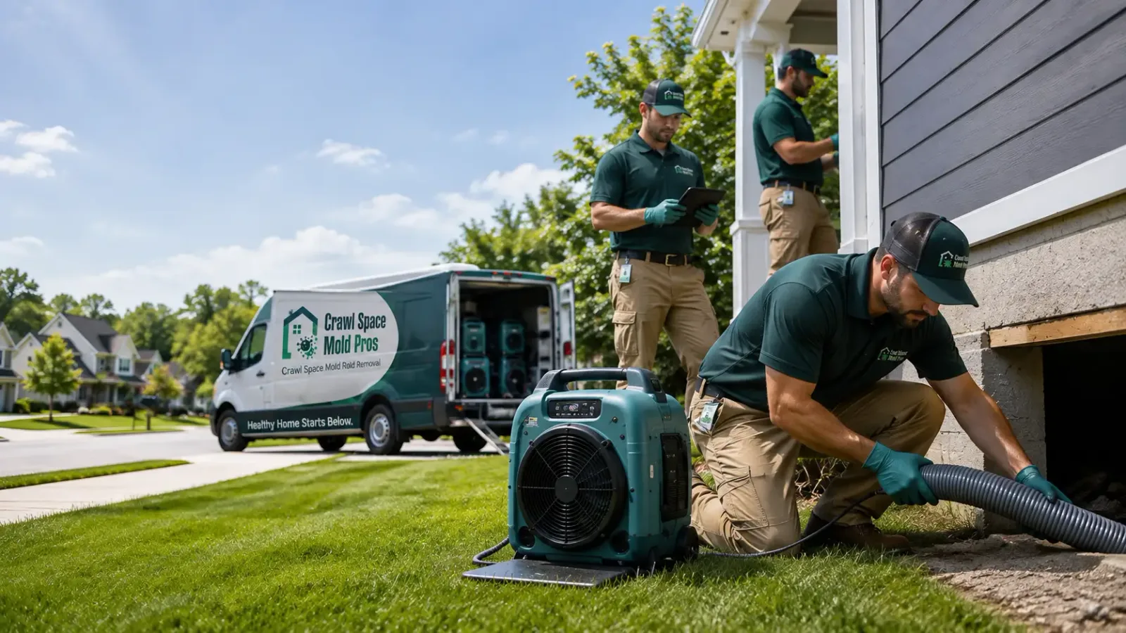 Crawl Space Mold Removal in Paradise, CA